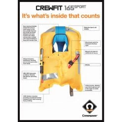 Crewsaver Crewfit 165N Sport Manual Non-Harness Inflatable Life Jacket 18 Crewsaver Crewfit 165N Sport Manual Non-Harness Inflatable Life Jacket -Kayak Specialty Store CF 165NM VAR 3