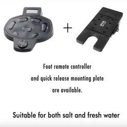 Haswing Cayman B 55lbs Trolling Motor 12V With GPS Black -Kayak Specialty Store HWD CAYMANB 55LB BLK GPS 2