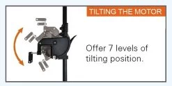 Haswing Osapian 80lbs Electric Outboard Motor 840W 24V Black 16 Haswing Osapian 80lbs Electric Outboard Motor 840W 24V Black -Kayak Specialty Store HWD OSAPIAN BLK 80LBS 2