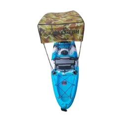 K2F Detachable Sun Shade Awning For Double Kayak Canoe -Kayak Specialty Store K2FD DB SUNSHADE CAMO 3
