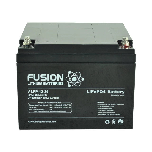 Fusion 12V 30AH Lithium Ion Phosphate Deep-Cycle Battery 3 Fusion 12V 30AH Lithium Ion Phosphate Deep-Cycle Battery