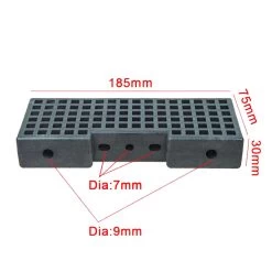 K2F Durable Nylon Block Board Fishing Kayak Trolling Motor Mounting DIY Accessories -Kayak Specialty Store K2FD MOTOBLOCK 8