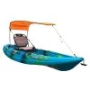 K2F Detachable Sun Shade Awning For Single Kayak Canoe -Kayak Specialty Store K2FD S SUNSHADE ORANGE