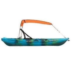 K2F Detachable Sun Shade Awning For Single Kayak Canoe -Kayak Specialty Store K2FD S SUNSHADE ORANGE 3