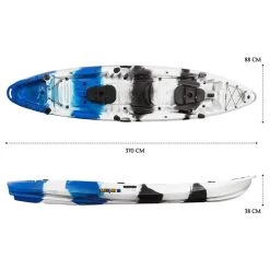 Merlin Double Fishing Kayak Package - Blue Camo [Sydney] -Kayak Specialty Store K2FS MERLIN BLUECAMO 7