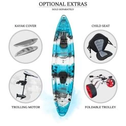 Merlin Double Fishing Kayak Package - Blue Lagoon [Sydney] -Kayak Specialty Store K2FS MERLIN BLUELAGOON 9