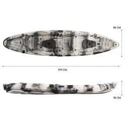 Merlin Double Fishing Kayak Package - Grey Camo [Sydney] -Kayak Specialty Store K2FS MERLIN GREYCAMO 7
