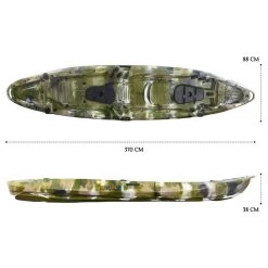 Merlin Double Fishing Kayak Package - Jungle Camo [Sydney] -Kayak Specialty Store K2FS MERLIN JUNGLECAMO 7