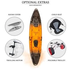 Merlin Double Fishing Kayak Package - Sunset [Sydney] -Kayak Specialty Store K2FS MERLIN SUNSET 9