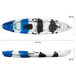 Merlin Pro Double Fishing Kayak Package - Blue Camo [Sydney] -Kayak Specialty Store K2FS MERLINPRO BLUECAMO 7