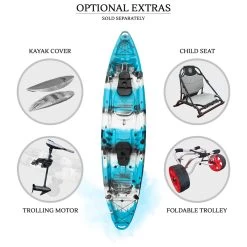 Merlin Pro Double Fishing Kayak Package - Blue Lagoon [Sydney] -Kayak Specialty Store K2FS MERLINPRO BLUELAGOON 9