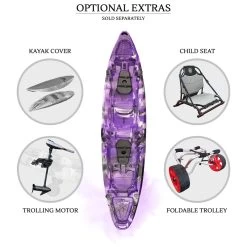 Merlin Pro Double Fishing Kayak Package - Purple Camo [Sydney] -Kayak Specialty Store K2FS MERLINPRO PURPLECAMO 9