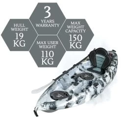 Osprey Fishing Kayak Package - Grey Camo [Sydney] -Kayak Specialty Store K2FS OSPREY GREYCAMO 8