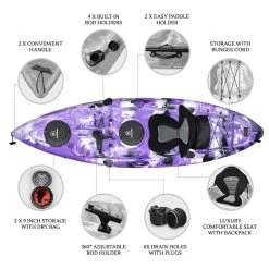Osprey Fishing Kayak Package - Purple Camo [Sydney] -Kayak Specialty Store K2FS OSPREY PURPLECAMO 6