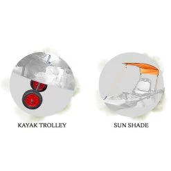 Puffin Pro Kids Kayak Package - Twilight [Sydney] -Kayak Specialty Store K2FS PROPUFFIN TWILIGHT 12