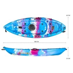 Puffin Pro Kids Kayak Package - Twilight [Sydney] -Kayak Specialty Store K2FS PROPUFFIN TWILIGHT 7