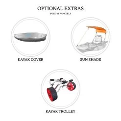Puffin Pro Kids Kayak Package - Twilight [Sydney] -Kayak Specialty Store K2FS PROPUFFIN TWILIGHT 9