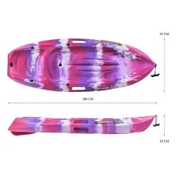 Puffin Kids Kayak Package - Pink &amp; Purple [Sydney] -Kayak Specialty Store K2FS PUFFIN PINKCAMO 7