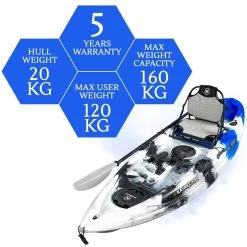 NEXTGEN 9 Fishing Kayak Package - Blue Camo [Sydney] -Kayak Specialty Store NGS 09 BLUECAMO 8