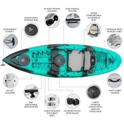 NEXTGEN 9 Fishing Kayak Package - Bora Bora [Sydney] -Kayak Specialty Store NGS 09 BORABORA 6
