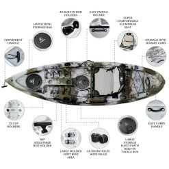 NEXTGEN 9 Fishing Kayak Package - Desert [Sydney] -Kayak Specialty Store NGS 09 DESERT 6