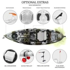 NEXTGEN 9 Fishing Kayak Package - Desert [Sydney] -Kayak Specialty Store NGS 09 DESERT 9