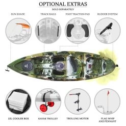 NEXTGEN 9 Fishing Kayak Package - Jungle Camo [Sydney] -Kayak Specialty Store NGS 09 JUNGLECAMO 9