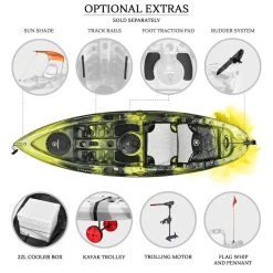 NEXTGEN 9 Fishing Kayak Package - Moss Camo [Sydney] -Kayak Specialty Store NGS 09 MOSSCAMO 9