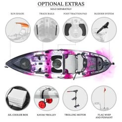 NEXTGEN 9 Fishing Kayak Package - Pink Camo [Sydney] -Kayak Specialty Store NGS 09 PINKCAMO 9