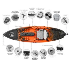 NEXTGEN 10 Pro Fishing Kayak Package - Sunset [Sydney] -Kayak Specialty Store NGS 10 SUNSET 6