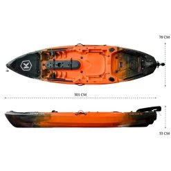 NEXTGEN 10 Pro Fishing Kayak Package - Sunset [Sydney] -Kayak Specialty Store NGS 10 SUNSET 7