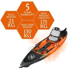 NEXTGEN 10 Pro Fishing Kayak Package - Sunset [Sydney] -Kayak Specialty Store NGS 10 SUNSET 8