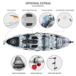 NEXTGEN 10 Pro Fishing Kayak Package - Sunset [Sydney] -Kayak Specialty Store NGS 10 SUNSET 9