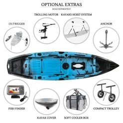 NextGen 11 Pedal Kayak Bahamas [Sydney] -Kayak Specialty Store NGS 11 BAHAMAS MAXDRIVE 9