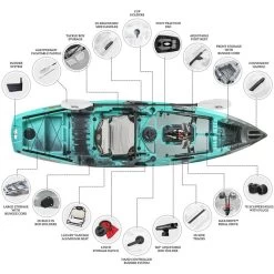 NextGen 11 Pedal Kayak Bora Bora [Sydney] -Kayak Specialty Store NGS 11 BORABORA MAXDRIVE 6