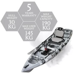 NextGen 11 Pedal Kayak Storm [Sydney] -Kayak Specialty Store NGS 11 STORM MAXDRIVE 8