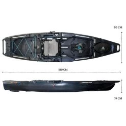 Nextgen 11.5 Pedal Kayak Raven [Sydney] -Kayak Specialty Store NGS 11.5 RAVEN MAX 6