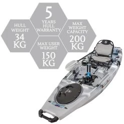 Nextgen 11.5 Pedal Kayak Thunder [Sydney] -Kayak Specialty Store NGS 11.5 THUNDER MAX 9