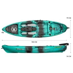 NEXTGEN 10 MKII Pro Fishing Kayak Package - Bora Bora [Sydney] -Kayak Specialty Store NGS M2 10 BORABORA 7