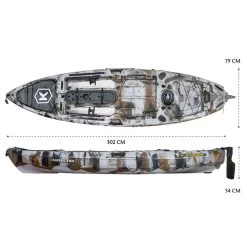 NEXTGEN 10 MKII Pro Fishing Kayak Package - Desert [Sydney] -Kayak Specialty Store NGS M2 10 DESERT 7