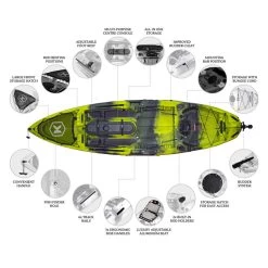 NEXTGEN 10 MKII Pro Fishing Kayak Package - Moss [Sydney] -Kayak Specialty Store NGS M2 10 MOSS 5