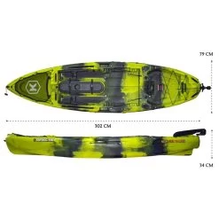 NEXTGEN 10 MKII Pro Fishing Kayak Package - Moss [Sydney] -Kayak Specialty Store NGS M2 10 MOSS 6