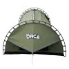 Orca Outdoors Deluxe Double Size Canvas Swag With 70mm Mattress And Awning Poles - Khaki -Kayak Specialty Store OD SWAG DB KHAKI