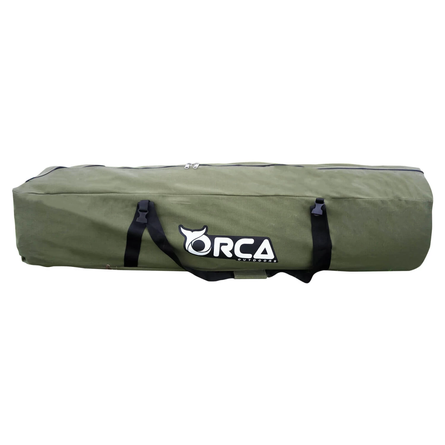 Orca Outdoors Deluxe Double Size Canvas Swag With 70mm Mattress And Awning Poles - Khaki 5 Orca Outdoors Deluxe Double Size Canvas Swag With 70mm Mattress And Awning Poles - Khaki - Image 4