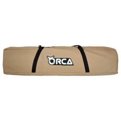 Orca Outdoors Deluxe Double Size Canvas Swag With 70mm Mattress And Awning Poles - Sand -Kayak Specialty Store OD SWAG DB SAND 3