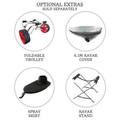 ORCA Oceanus 11.5 Single Sit In Kayak - Azura [Sydney] -Kayak Specialty Store OS OCEANUS 11.5 AZURA 8