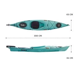 ORCA Oceanus 11.5 Single Sit In Kayak - Ocean [Sydney] -Kayak Specialty Store OS OCEANUS 11.5 OCEAN 6