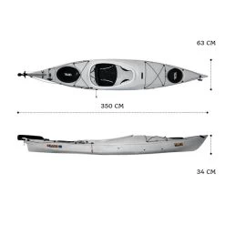 ORCA Oceanus 11.5 Single Sit In Kayak - Pearl [Sydney] -Kayak Specialty Store OS OCEANUS 11.5 PEARL 7