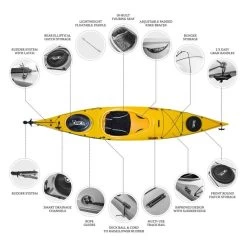 ORCA Oceanus 11.5 Single Sit In Kayak - Tuscany [Sydney] -Kayak Specialty Store OS OCEANUS 11.5 TUSCANY 5