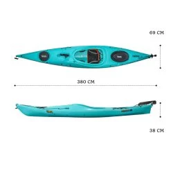 ORCA Oceanus 12.5 Single Sit In Kayak - Ocean [Sydney] -Kayak Specialty Store OS OCEANUS 12.5 OCEAN 7